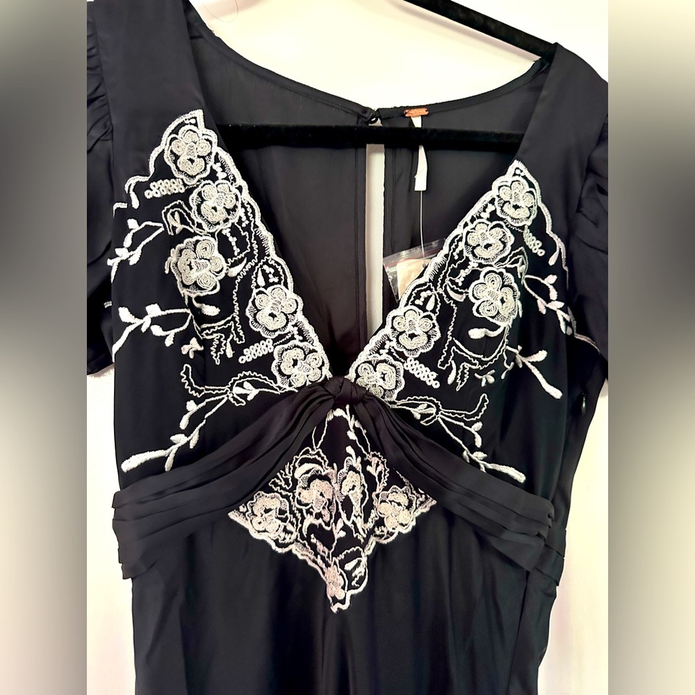 Free People Black and White Maxi Dress - Picture 7 of 9